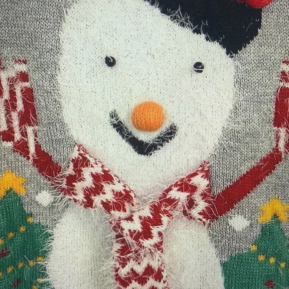 Gray Snowman Sweater - Picture 4 of 5